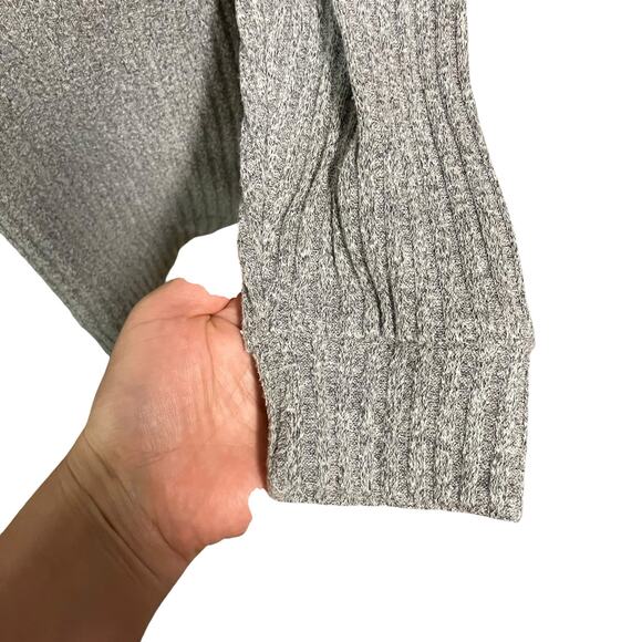 Wilfred Free Aritzia Sweater Sz S Gray V Neck 3/4 Sleeves Oversized Minimalist - Picture 5 of 9